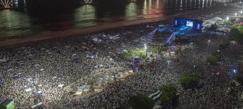 Rio-Reveillon-escort-booking-guide-RioLadies-Copacabana Crowd