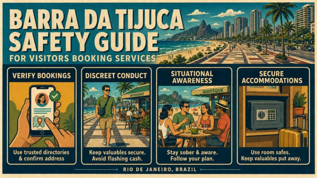Escorts in Rio | Acompanhantes RJ | Garotas de Programa Rio Barra da Tijuca Escorts: Booking Guide for Tourists 6 RioLadies Blog-Barra da Tijuca Escorts-Safety Checklist