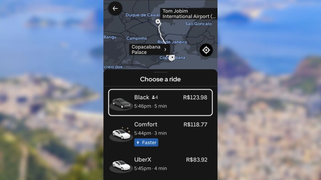 RioLadies Blog - GIG to Copacabana-Ipanema-2026 Guide-Uber App