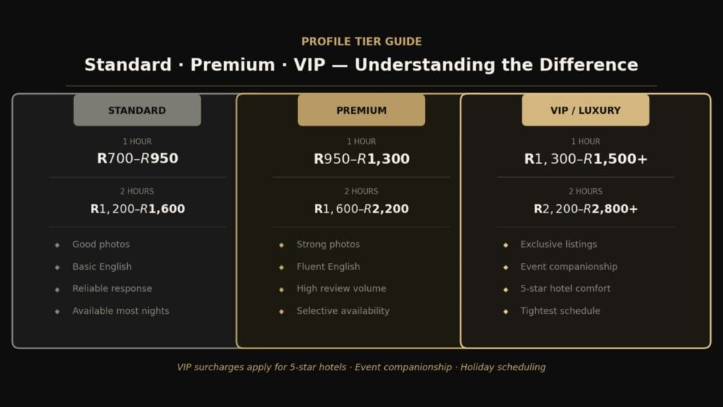 RioLadies Blog-Rio Escort Price Guide-Profile Tier Prices