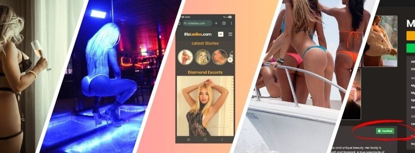 RioLadies Blog-Collage of possibilities Where to hire escorts Rio de Janeiro 2025
