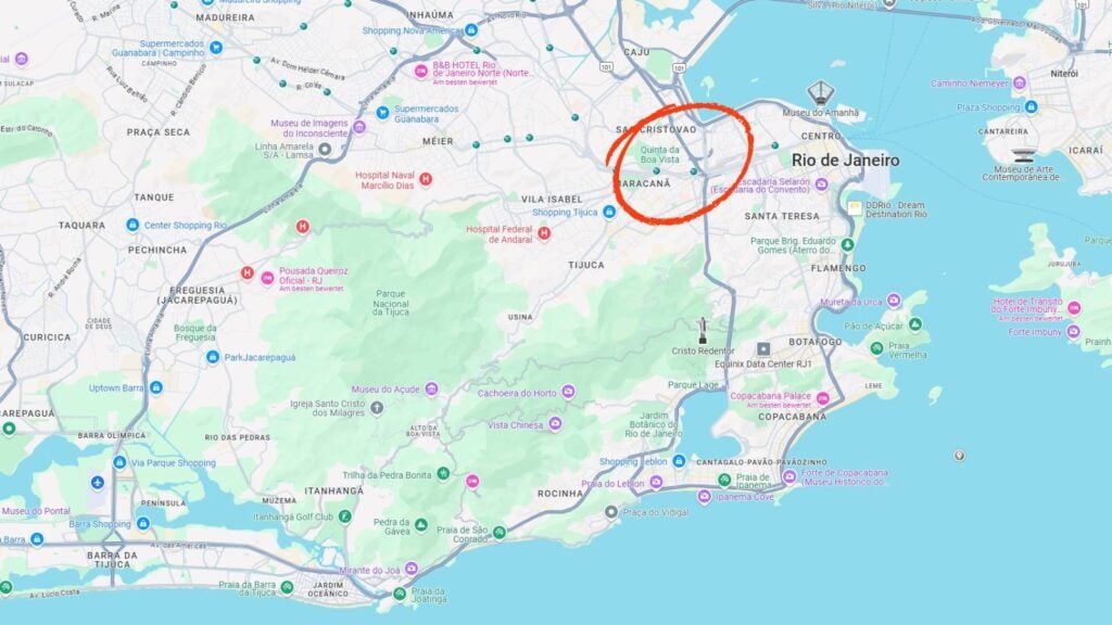 Escorts in Rio | Acompanhantes RJ | Garotas de Programa Rio RioLadies.com Blog Safety in Vila Mimosa Rio de Janeiro Map 2
